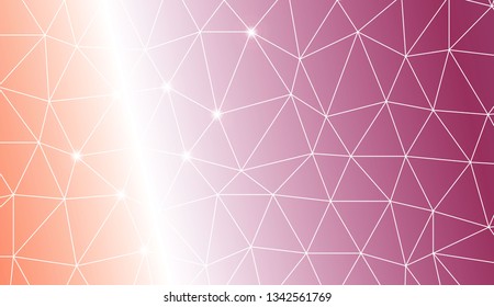 Modern pattern in triangles style. For wallpaper, presentation background, interior design, fashion print. Vector illustration. Creative gradient color