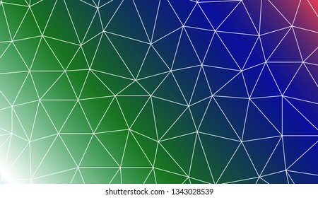 Modern pattern in triangles style. For wallpaper, presentation background, interior design, fashion print. Vector illustration. Creative gradient color