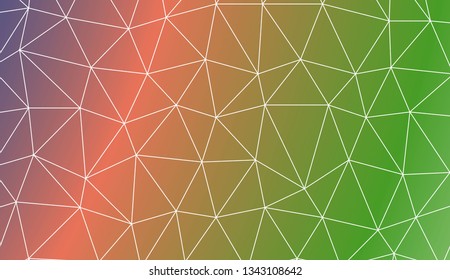 Modern pattern in triangles style. For wallpaper, presentation background, interior design, fashion print. Vector illustration. Creative gradient color