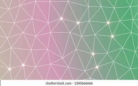 Modern pattern in triangles style. For wallpaper, presentation background, interior design, fashion print. Vector illustration. Creative gradient color