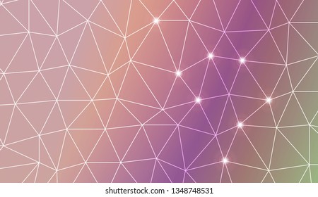 Modern pattern in triangles style. For your idea, presentation, smart design Vector illustration. Abstract Gradient Soft Colorful Background
