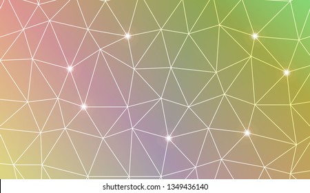 Modern pattern in triangles style. For your idea, presentation, smart design Vector illustration. Abstract Gradient Soft Colorful Background