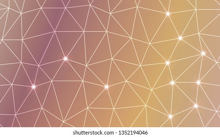 Modern pattern in triangles style. For your idea, presentation, smart design Vector illustration. Abstract Gradient Soft Colorful Background