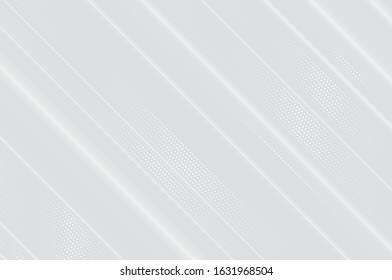 Modern pattern with white dots on gray background for cover design. Wallpaper design. Fashion & style. Abstract shape. Vector light backdrop. Glow light effect.