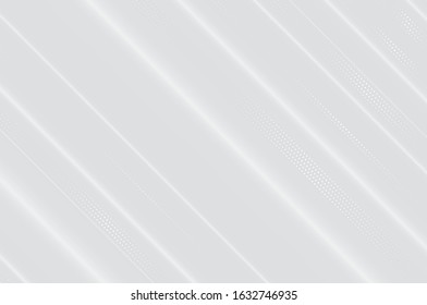 Modern pattern with white dots on gray background for cover design. Wallpaper design. Fashion & style. Abstract shape. Vector light backdrop. Glow light effect.