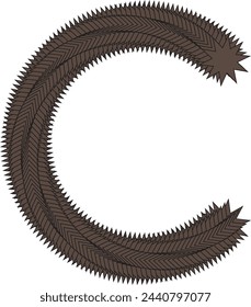 Moderne gemusterte gebrochene Stil Alphabete Vektor-Illustration