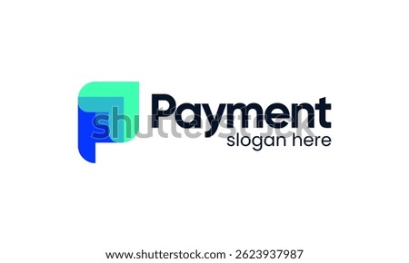 Modern payment logo design graphic icon vector
