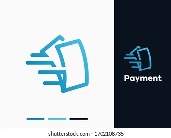modern payment logo design template vector