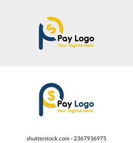 Modern Payment Logo - Pay Logo - Digital Wallet