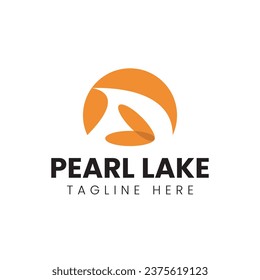 Modern Pearl Lake logo design