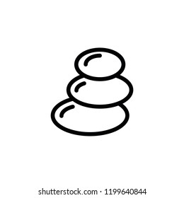 Modern pebble icon 
