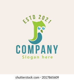 modern Penguin logo design vector illustration isolated design element