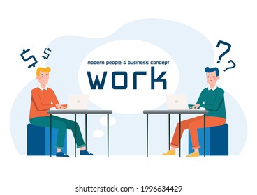 Modern people and Business concept for designers in the design of all kinds of works. easy to use and highly customizable. beautiful and modern element which can be used in many purposes Eps10 vector.