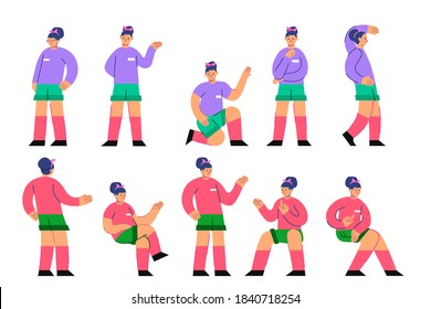 modern people character vector illustration flat design