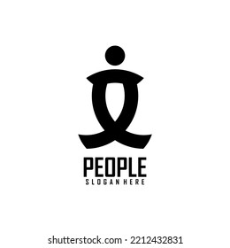 Modern People Logo. Sutable For Your Business Logo