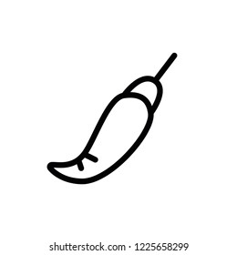 Modern pepper icon