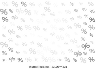 modern percentage sign pattern background for calculating interest rates vector