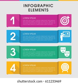Modern performance infographic template. infographic design with performance icons includes target, teacher. can be used for presentation, diagram, annual report, web design. 