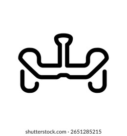 Modern personal mobility device graphic for urban transportation