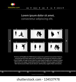 modern personal photo web site template