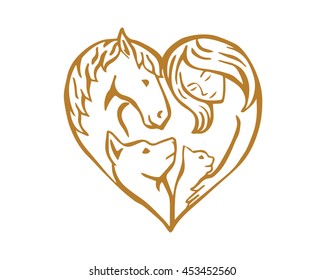 Modern Pet Logo - Pet Family Veterinary