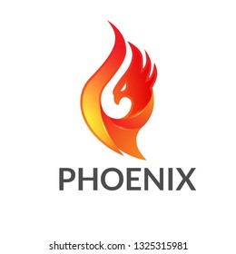 Modern Phoenix Logo Design Vector Fee Download