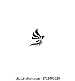 modern phoenix logo design vector