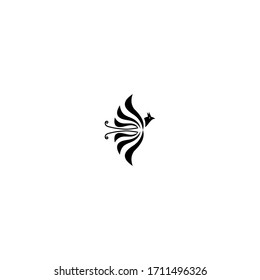 modern phoenix logo design vector