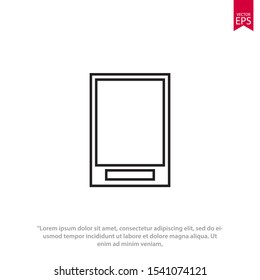 Modern phone icon template. Vector icon in flat style illustration
