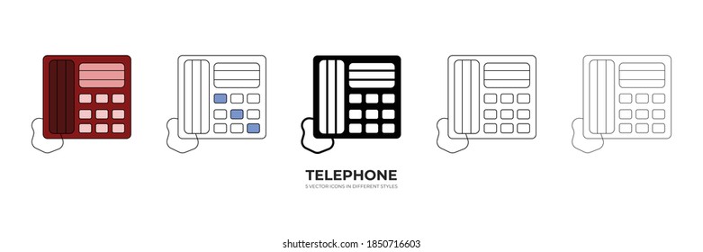 modern phone vector type icon