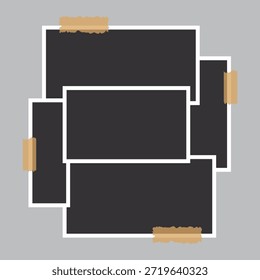 Design de Modelo Moderno de Colagem de Fotos