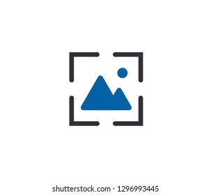 Modern Photo icon vector 
