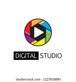 modern photography studio logo