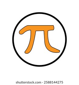 Modern pi element design illustration