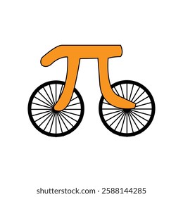 Modern pi element design illustration