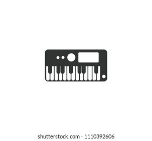 Modern piano icon or art 