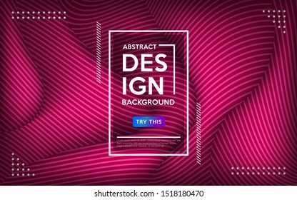 Modern pink abstract wave geometric colorful background. Dynamic modern background.
