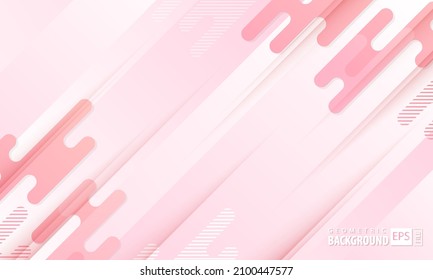 Modern pink background. Abstract shape gradient design. Template design for poster, banner, site header. Vector illustration