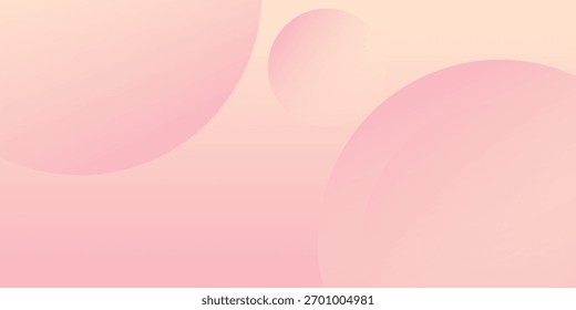 Moderner rosafarbener Hintergrund, Element minimalistisch rosa und gelbe Abstufungen, Kreis einfache Kunst moderne Kunst
