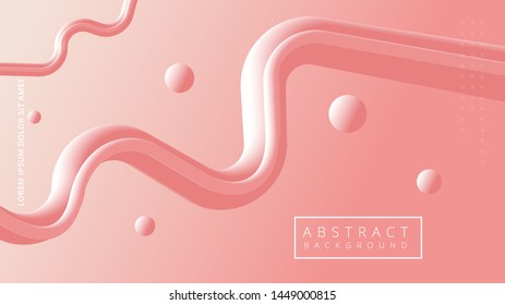 Modern pink fluid background abstract