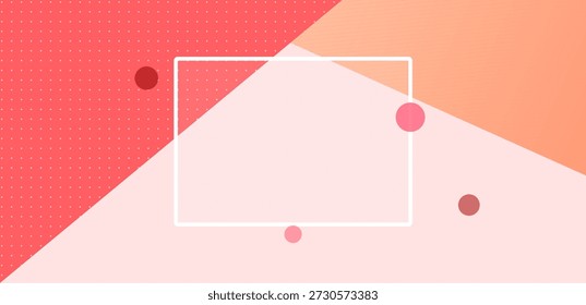 Plantilla de fondo de presentación Abstractas geométrica rosa moderna.