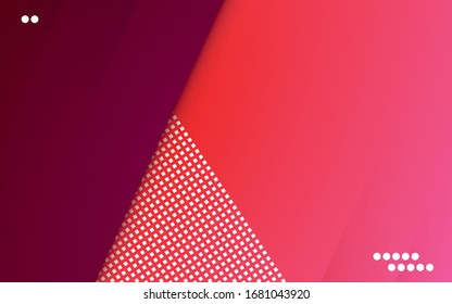 Modern Pink Gradient Background With Simple Lines And Box Dots.