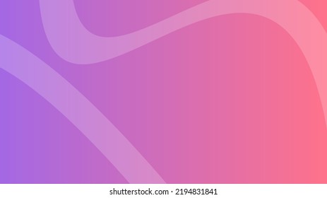 Modern pink gradient backgrounds with wave lines. Header banner. Bright geometric abstract presentation backdrops. Vector illustration
