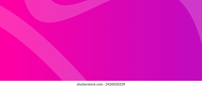 Modern pink gradient backgrounds with wave lines. Header banner. Bright geometric abstract presentation backdrops. Vector illustration