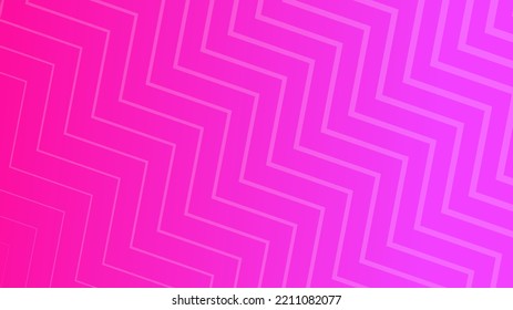 Modern pink gradient backgrounds with zig zag lines. Header banner. Bright geometric abstract presentation backdrops. Vector illustration