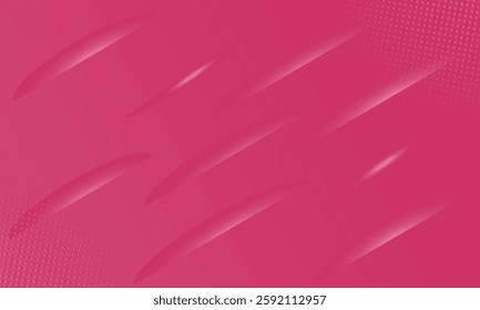Modern Pink Gradient Design with Smooth Slashes and Shadows.