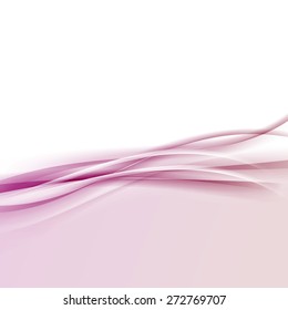Modern pink halftone border wave background abstract transparent layout. Vector illustration