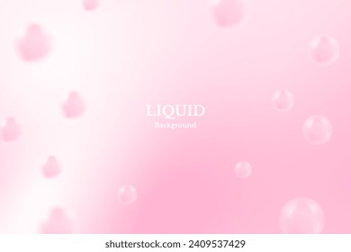 Modern Pink Liquid Abstract Background. BG. Beauty. Vector Illustration. Wallpaper. Backdrop. Valentine's Day Banner