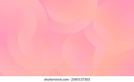 A modern pink and peach gradient adorned with geometric circles, creating a sleek and minimalist abstract design. Perfect for fashion branding, creative projects, and elegant backgrounds.