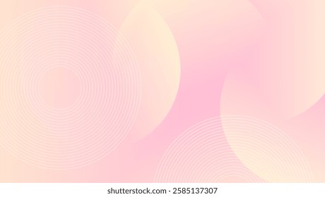 A modern pink and peach gradient adorned with geometric circles, creating a sleek and minimalist abstract design. Perfect for fashion branding, creative projects, and elegant backgrounds.